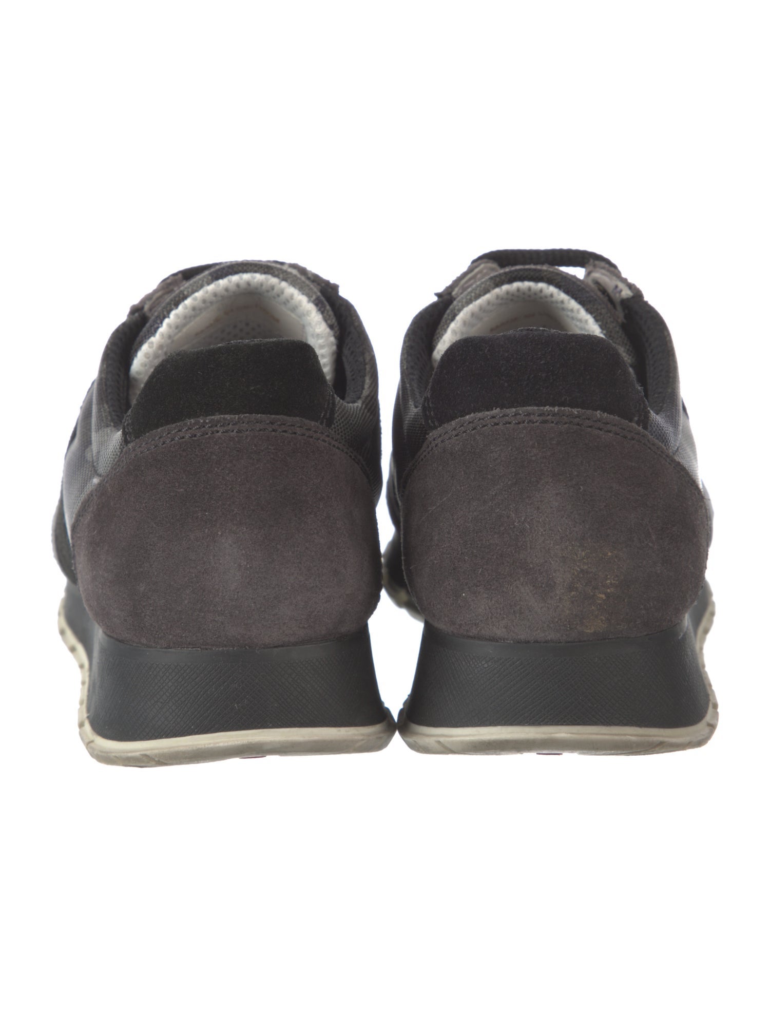 Prada Sport Suede Camouflage Print Sneakers